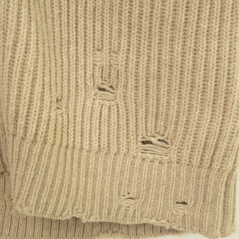 
                  
                    Zip up Long Knit-BEIGE-
                  
                