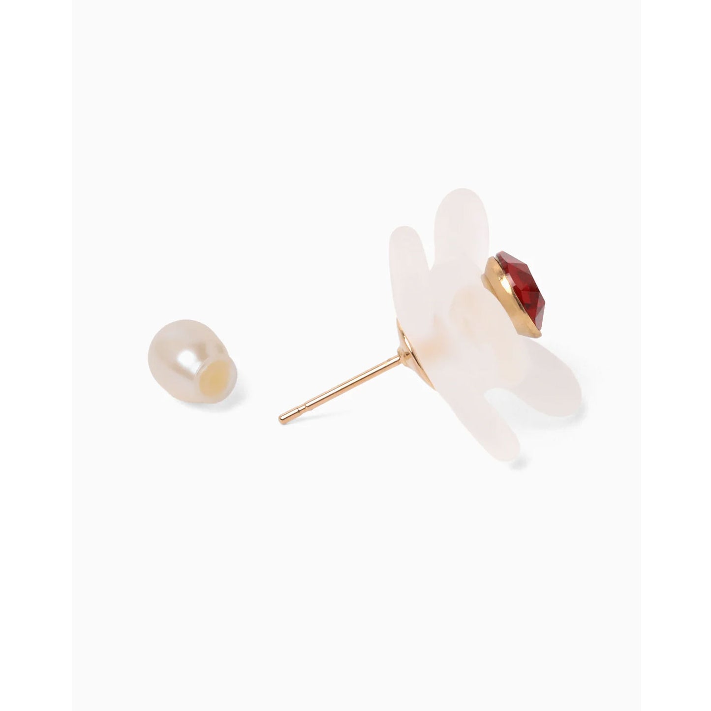 
                  
                    Floral Motif Earrings - clear
                  
                