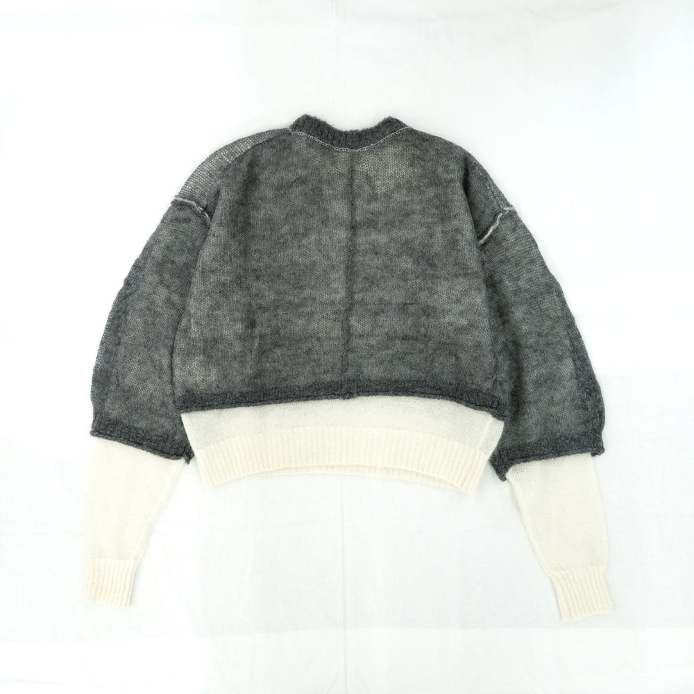 
                  
                    Reversible Mohair Knit -GREY-
                  
                