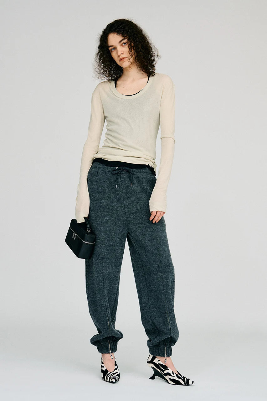 
                  
                    Scoop Neck Sheer Top
                  
                
