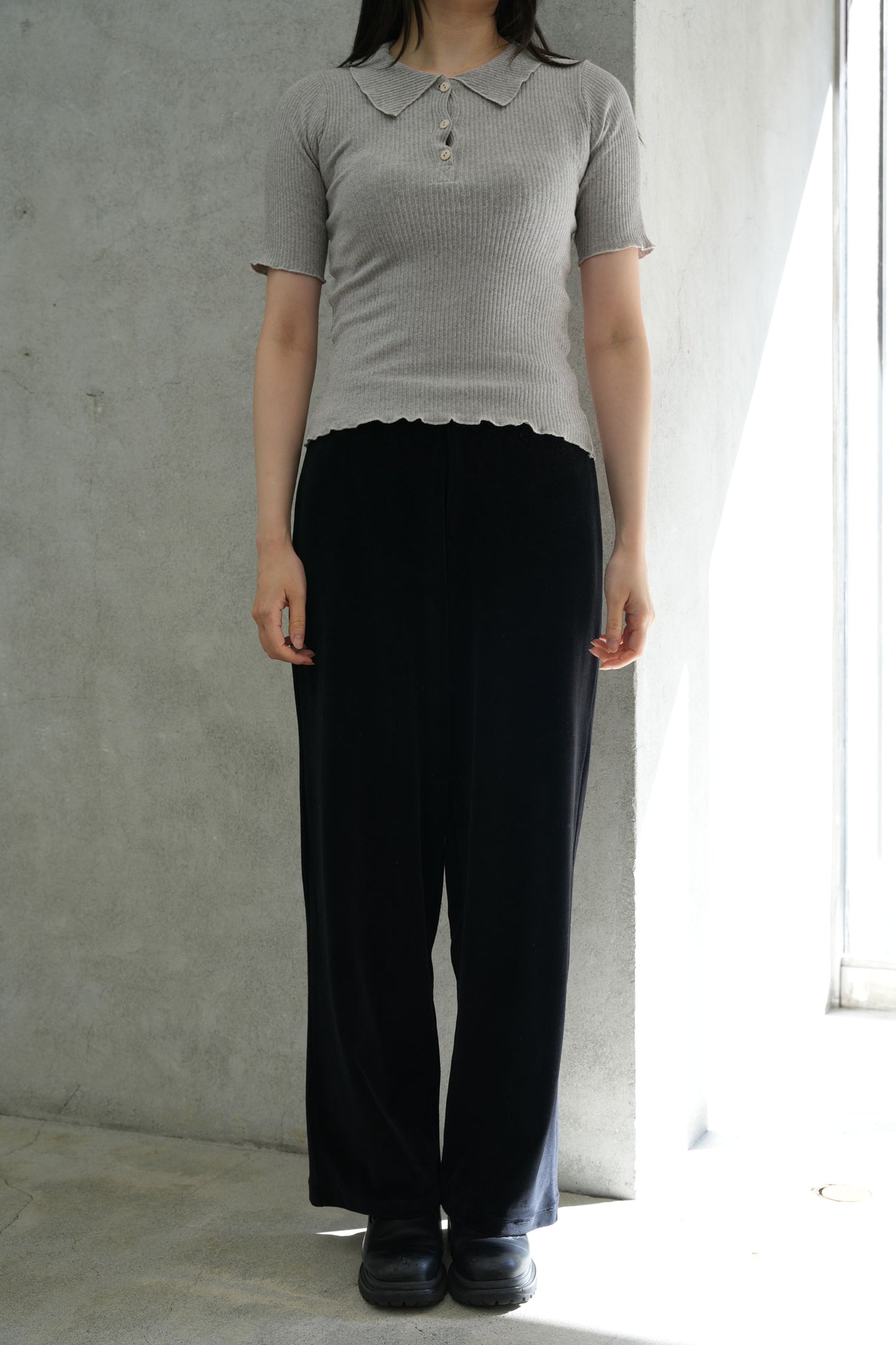 
                  
                    DUAL POLO-GREY MELANGE-
                  
                