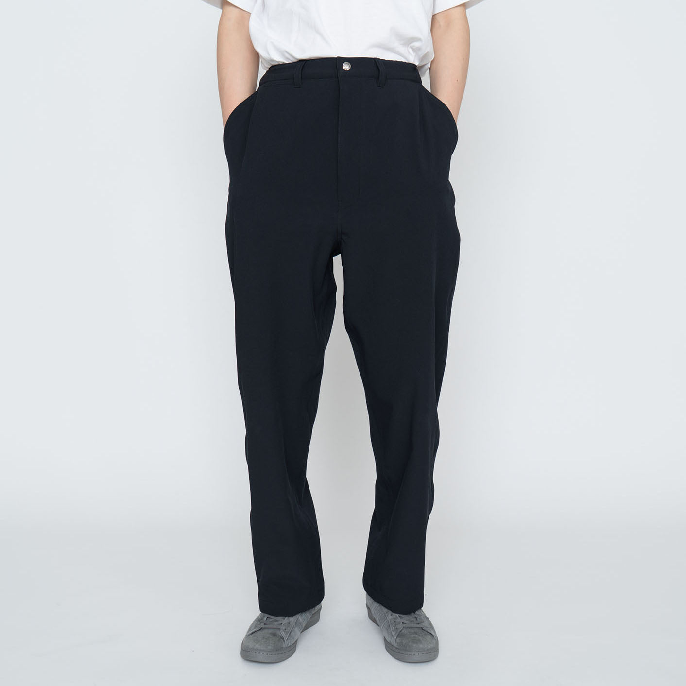 STRETCH TWILL WIDE TAPERED FIELD PANTS – OBLIGE