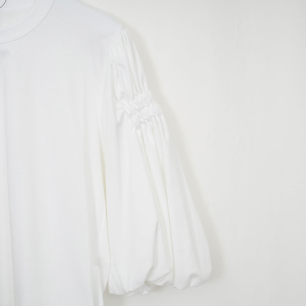 エンフォルド　ホワイト バルーンスリーブ シャツ ENFOLD(エンフォルド)｜ナチュラルタイプライター バルーン