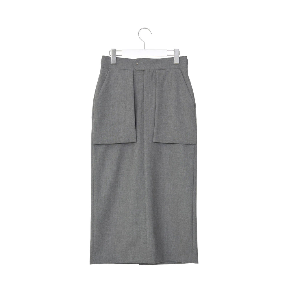 STRETCH MIDI SKIRT