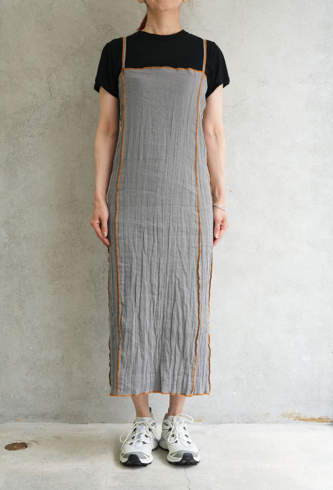 
                  
                    SHOK SLIP DRESS　-BAYON GREY(YELLOW)-
                  
                