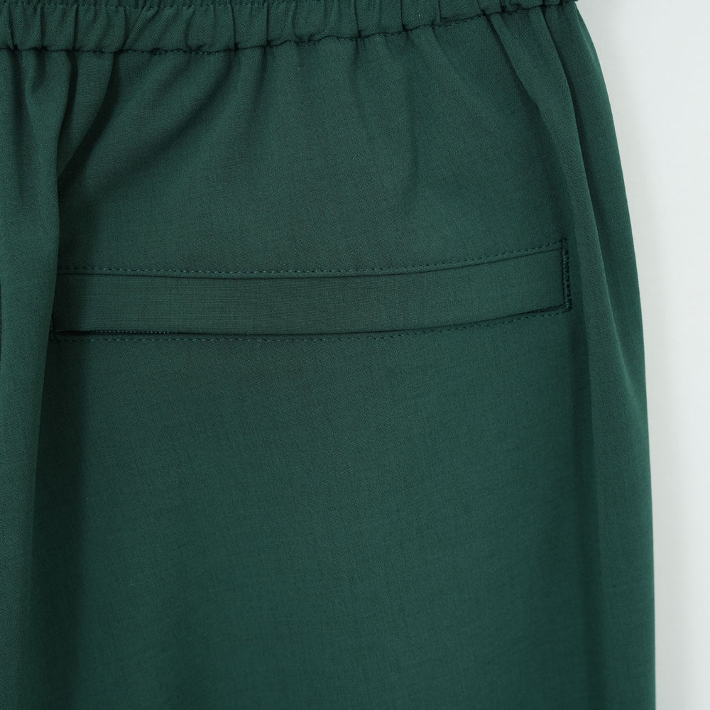 
                  
                    STRETCH TAPERED PANTS-GREEN-
                  
                