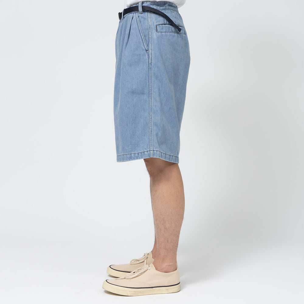 
                  
                    DENIM TUCK FIELD SHORTS
                  
                