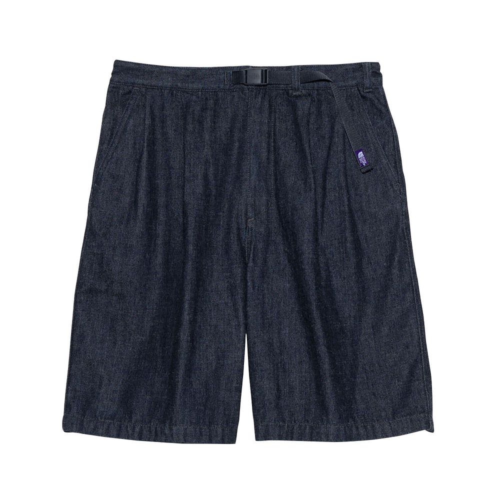 DENIM TUCK FIELD SHORTS
