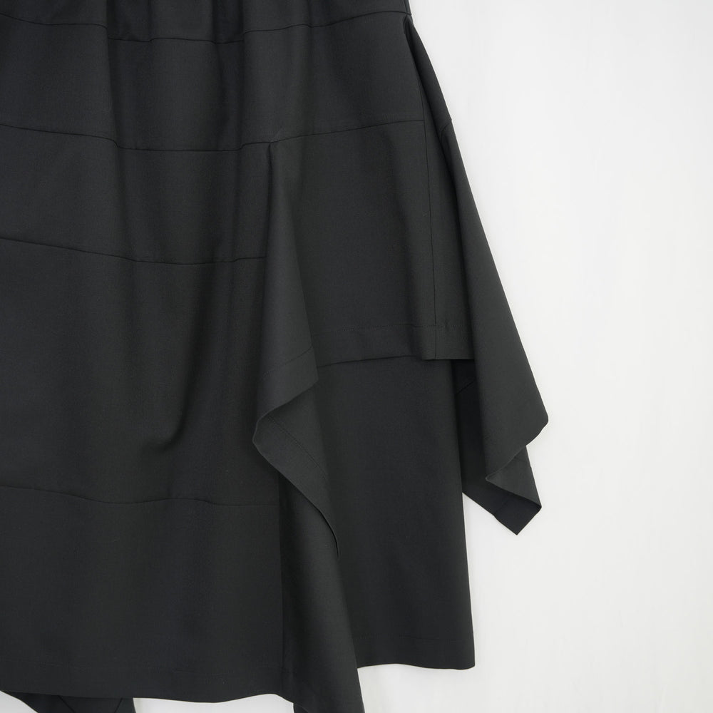 エステルギャバアシンメトリースカート – OBLIGE