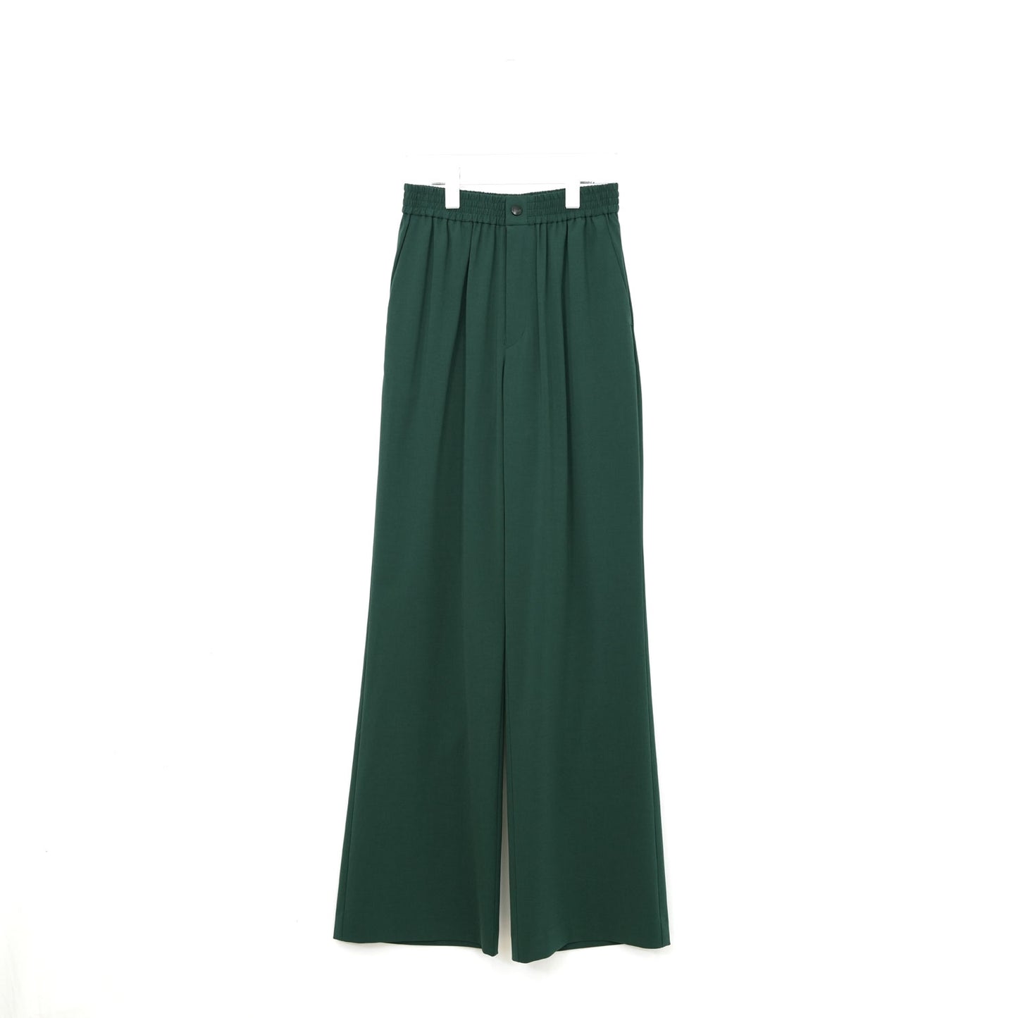 
                  
                    STRETCH WIDE-LEG PANTS-BLACK-
                  
                