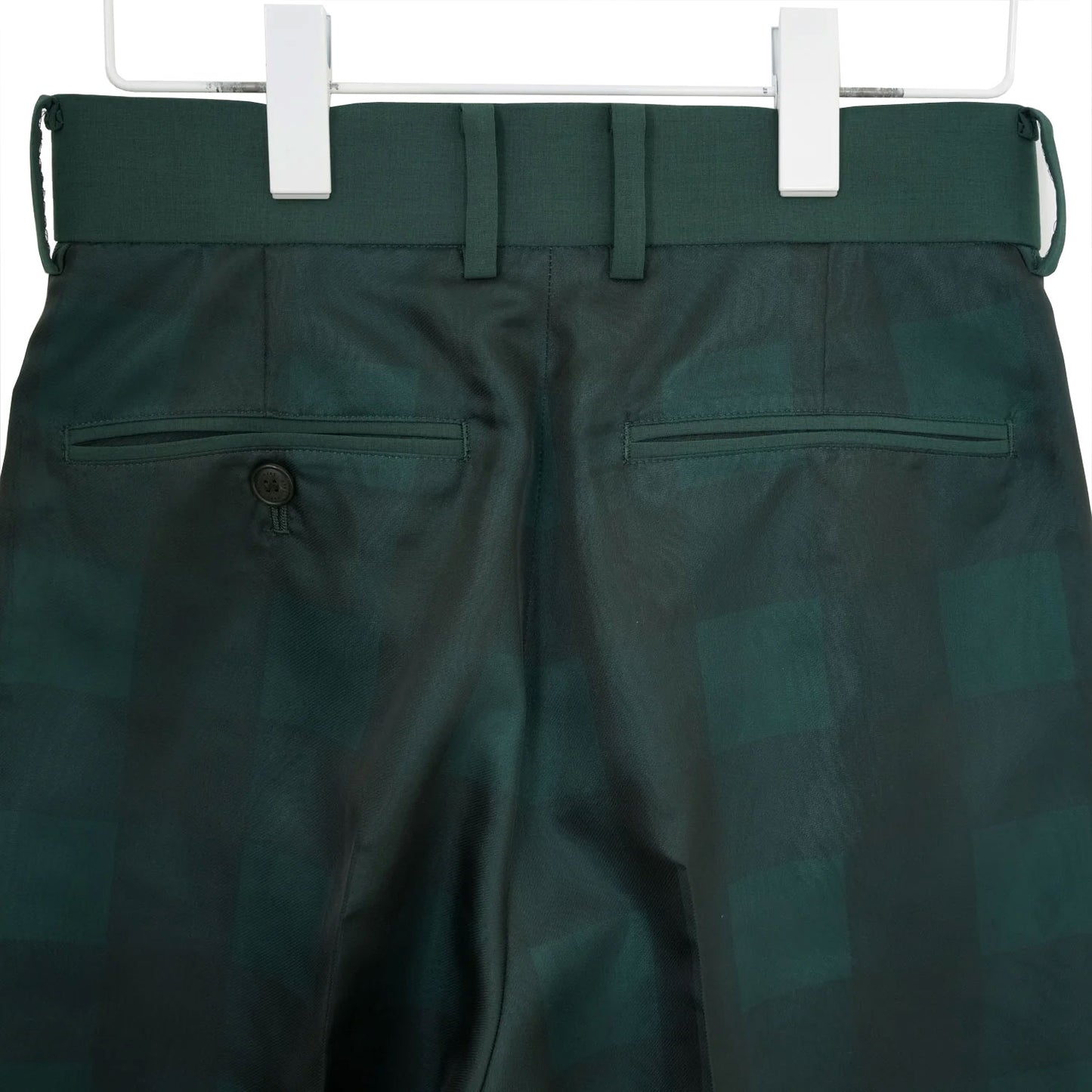 
                  
                    SHEER PLAID WIDE PANTS-GREEN-
                  
                