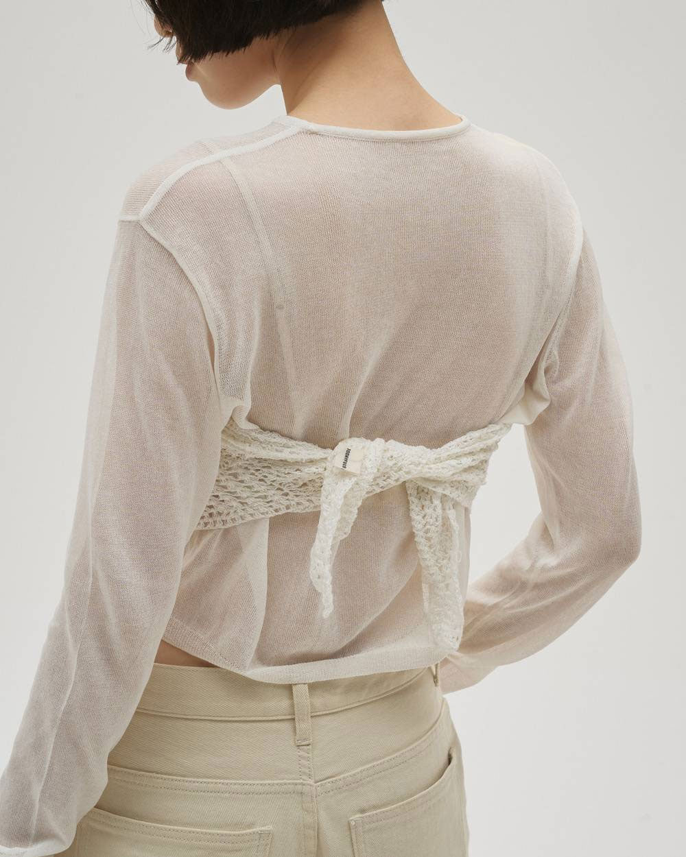 
                  
                    Compact Sheer Knit -GRAY-
                  
                