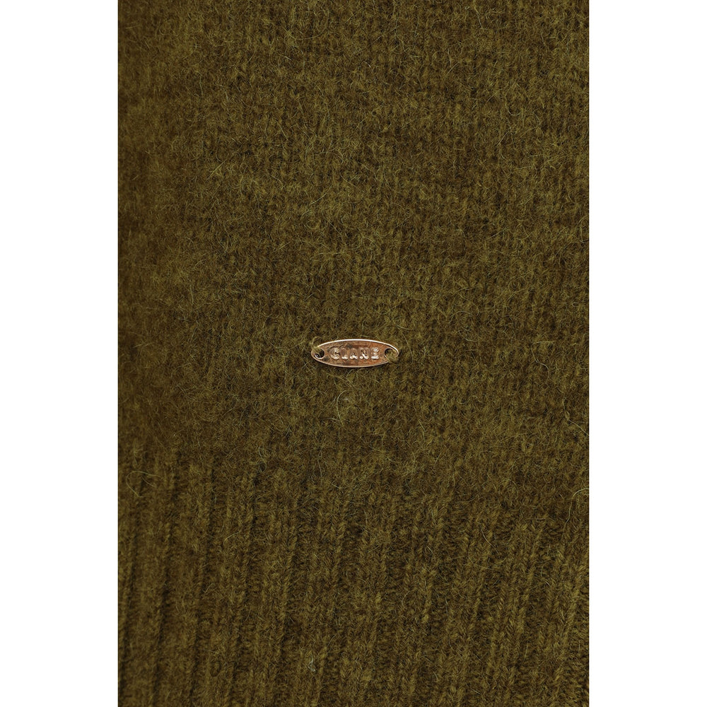 YAK V NECK KNIT TOPS -CHACOAL GRAY- – OBLIGE