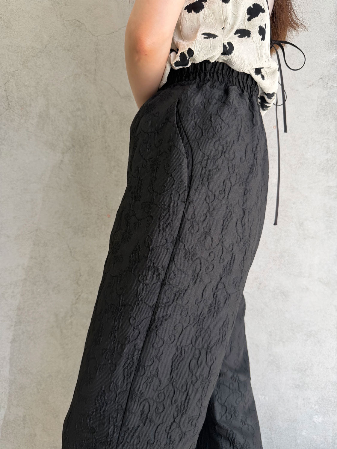 
                  
                    Arabesque Jacquard Trousers
                  
                