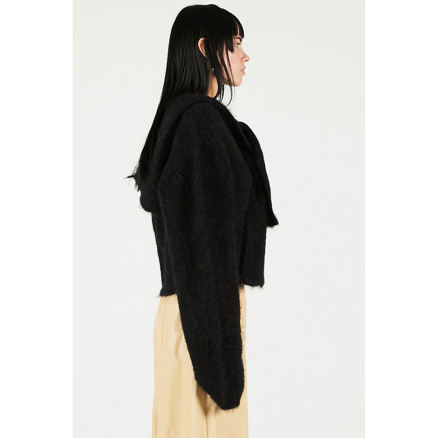 
                  
                    Alpaca Blend 2-Way Hoodie-C.GRY-
                  
                