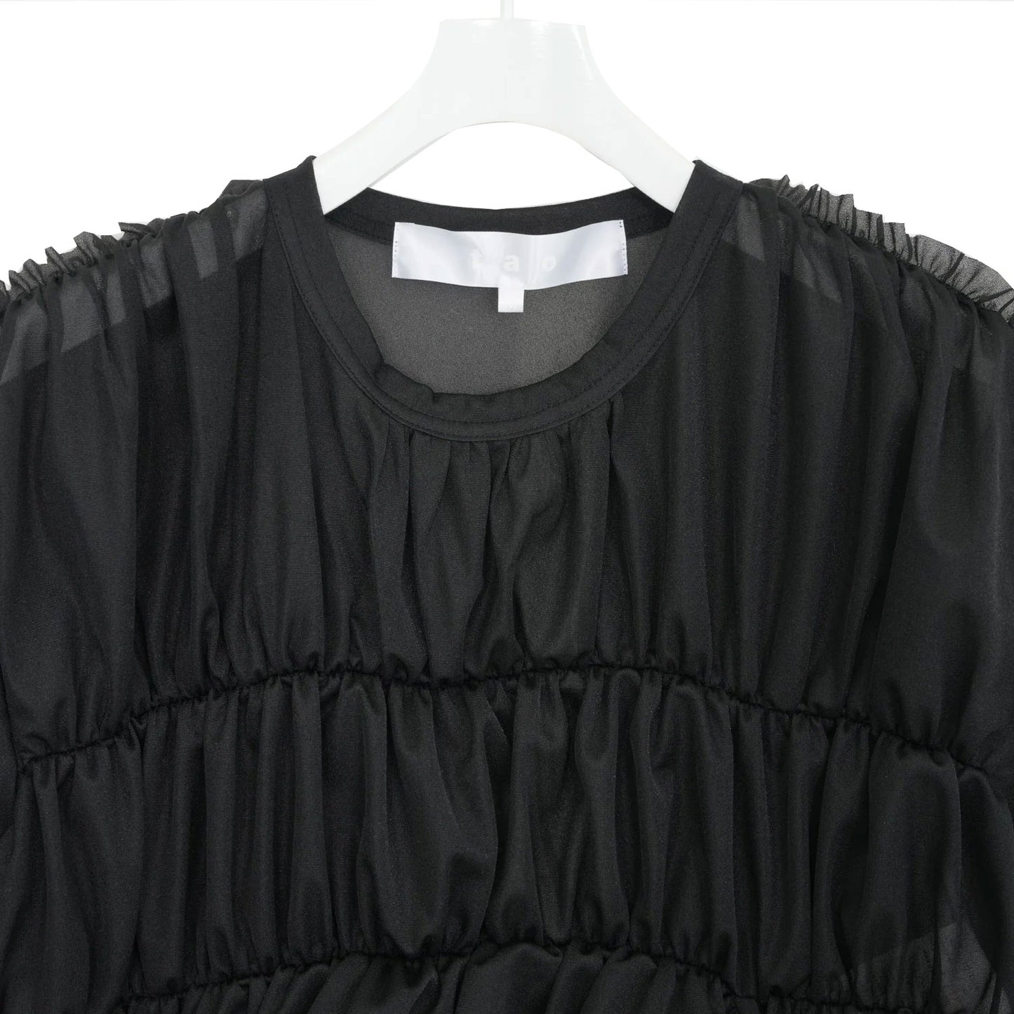 
                  
                    エステルギャザーTOPS-BLACK-
                  
                