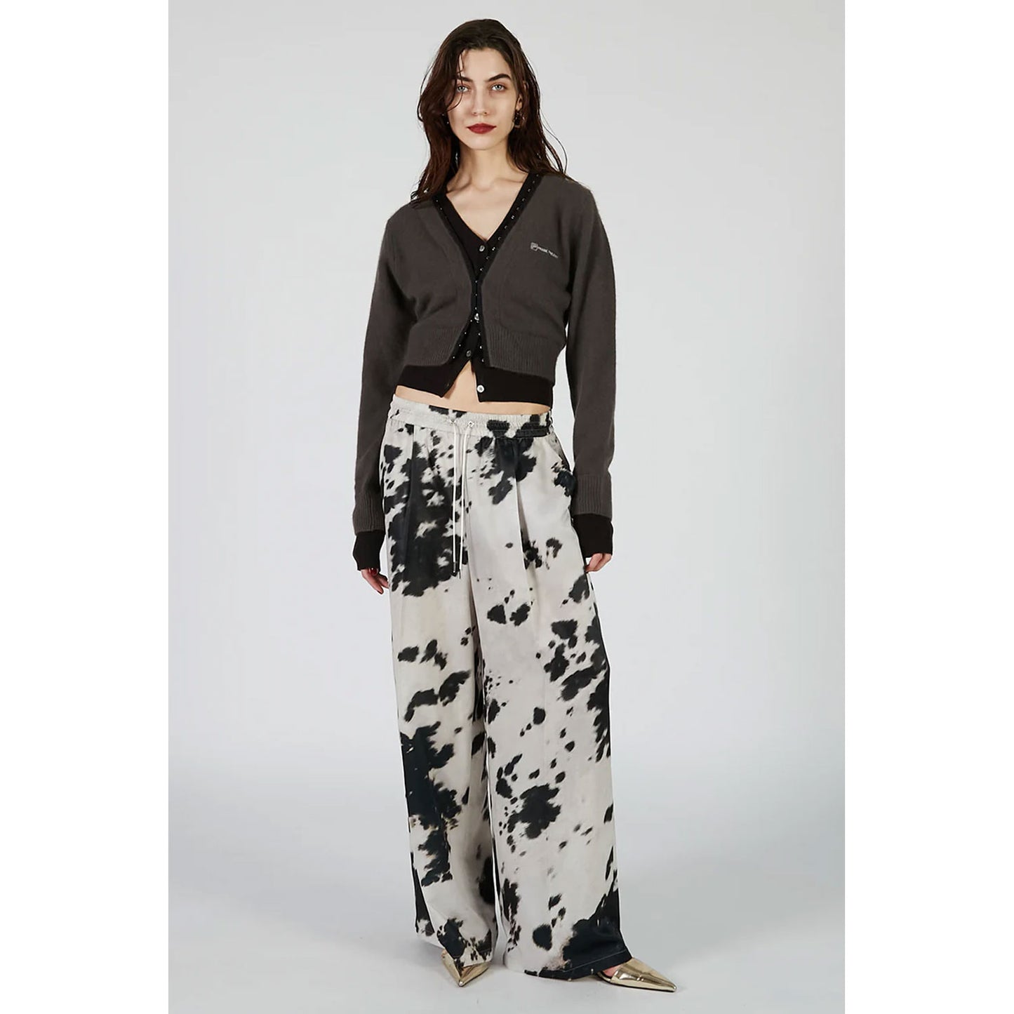 
                  
                    Harako Print Wide Pants-MLTI-
                  
                
