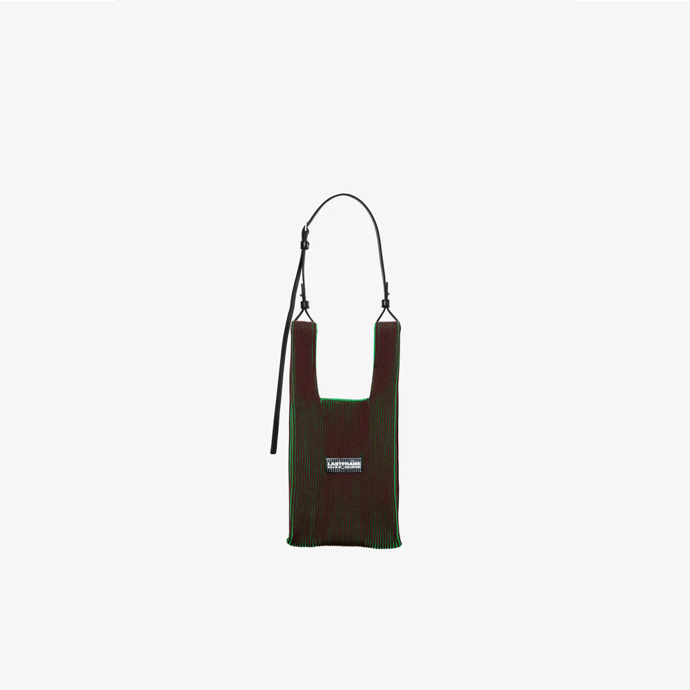 KASANE MARKET BAG SMALL -BROWN×GREEN-