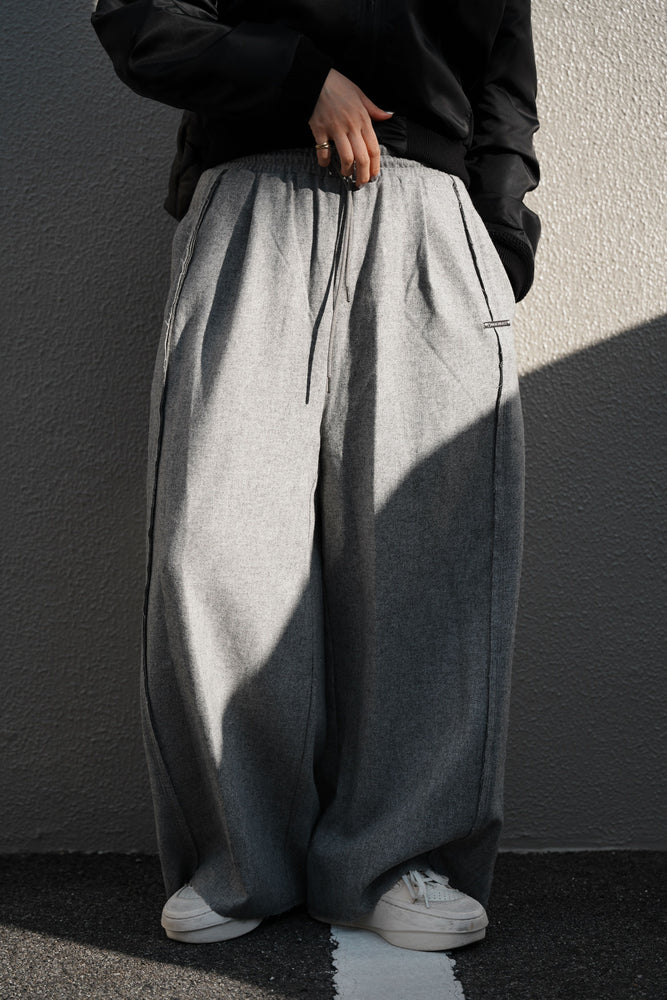 
                  
                    Woolly Easy Volume Pants-L.GRAY-
                  
                