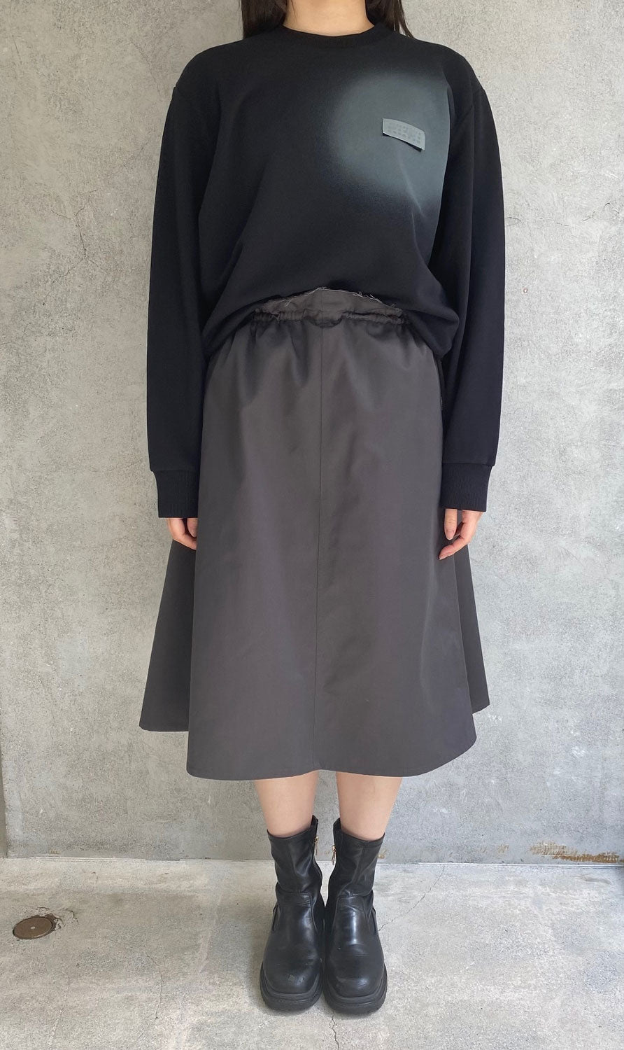 
                  
                    West Easy Skirt-Gray-
                  
                