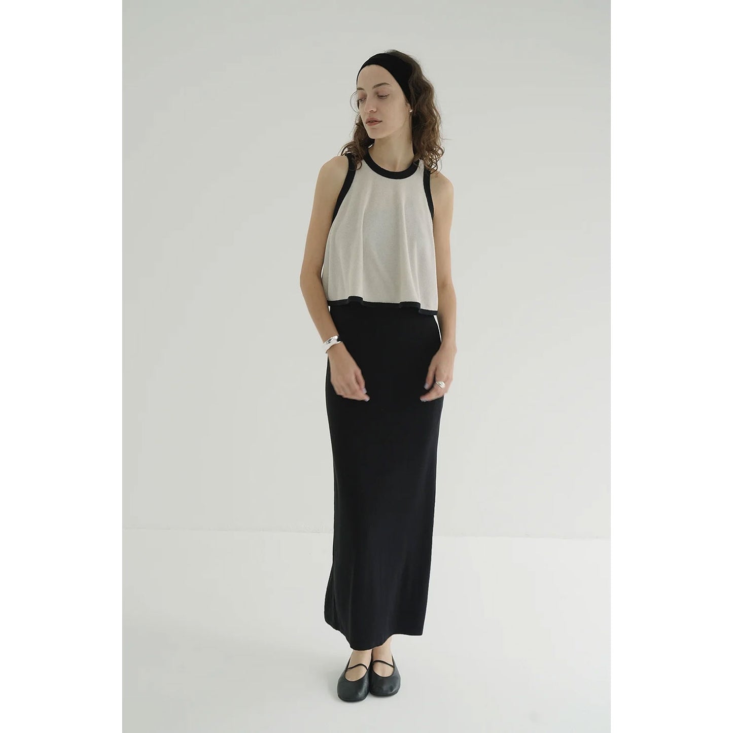 
                  
                    PILE FLARE TANK TOPS -IVORY-
                  
                