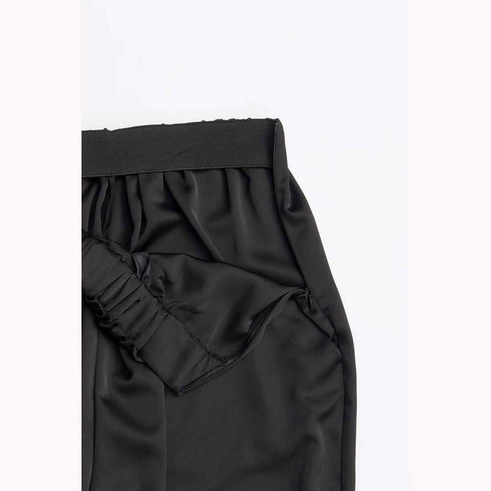 
                  
                    Front Gathered Easy Pants -GREY-
                  
                