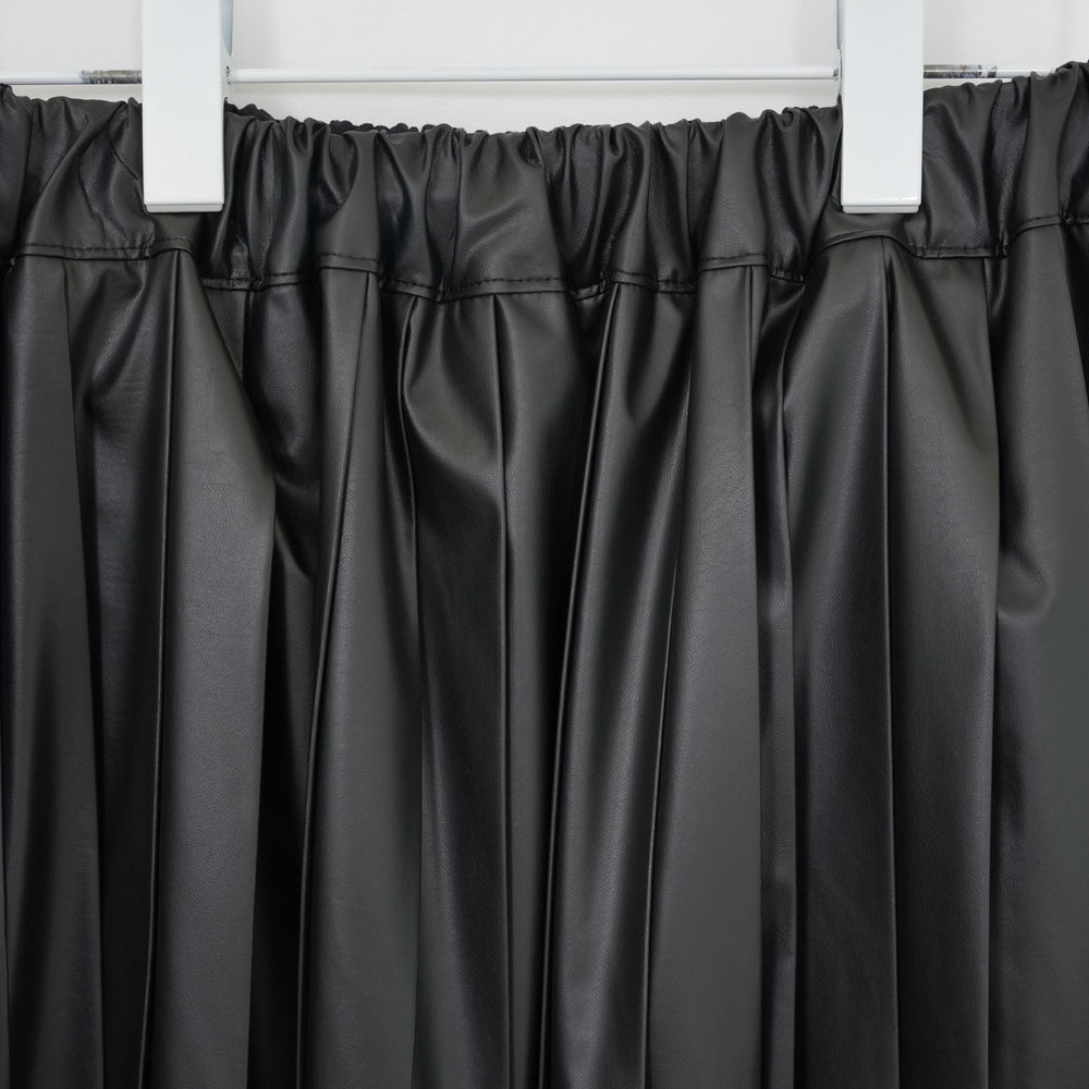 tricot COMME des GARCONS フェイクレザープリーツスカート フェイクレザープリーツスカート-BLACK- – OBLIGE