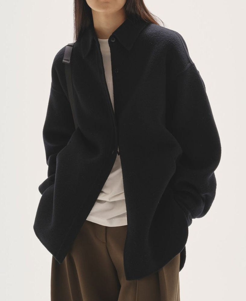 
                  
                    Wool Shirts Jacket-SAGE-
                  
                