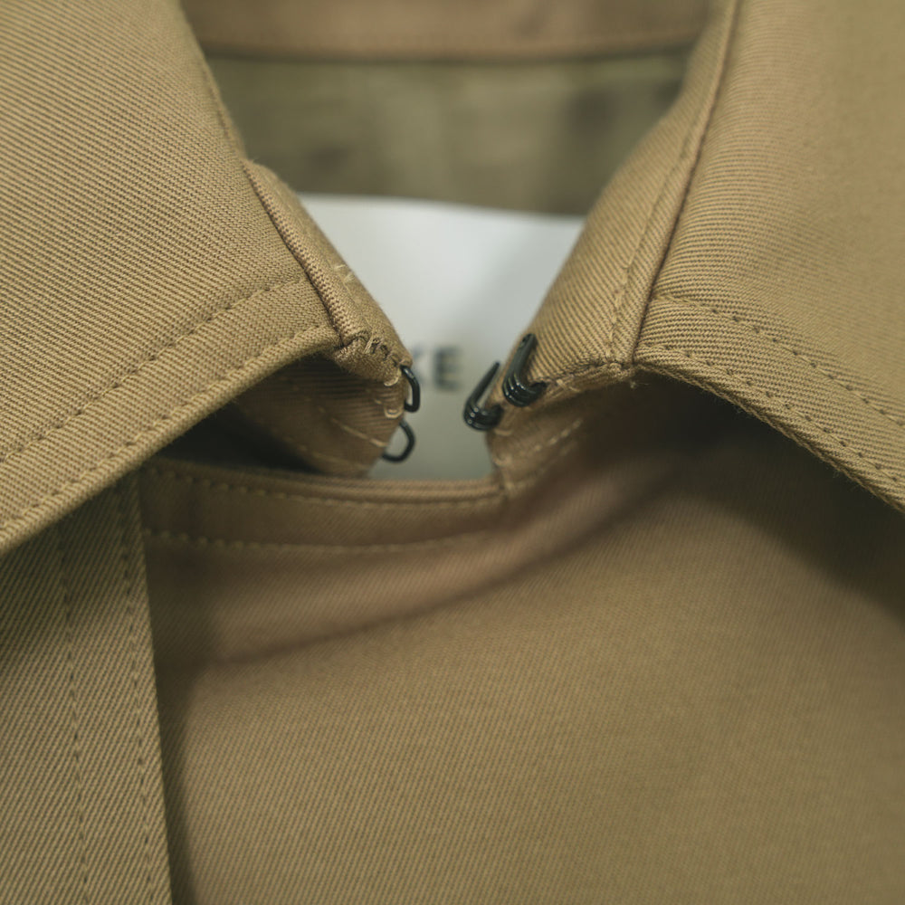 
                  
                    CROPPED TRENCH COAT/BIG FIT-BEIGE-
                  
                