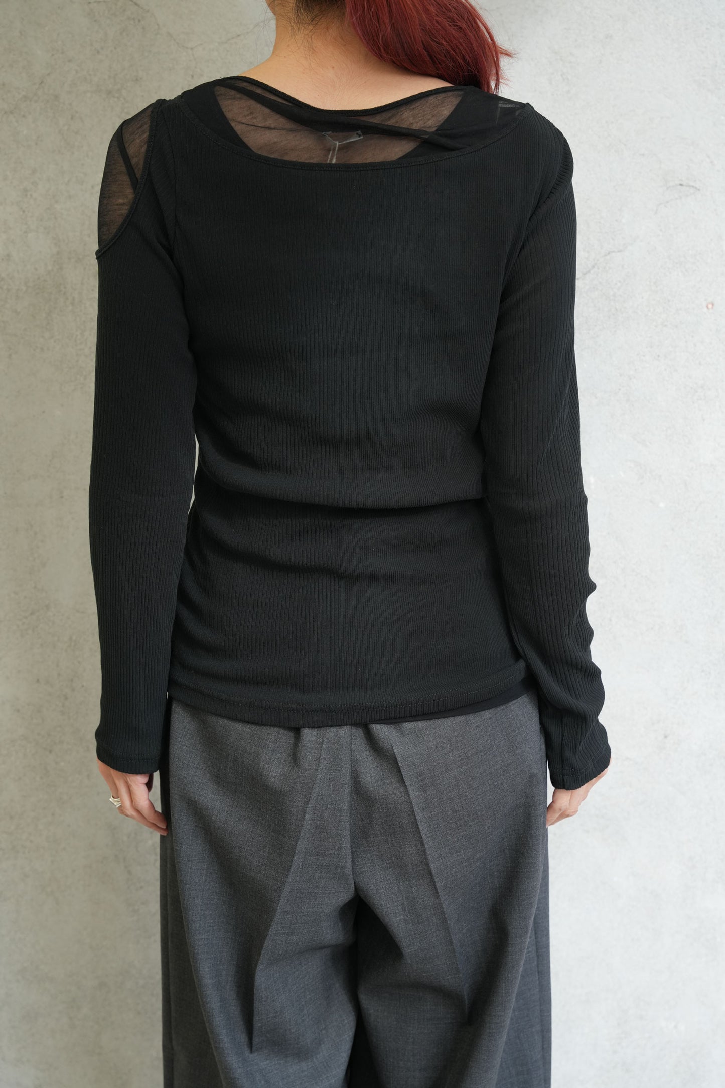 
                  
                    SHEER MAZE TOP-T.MORO-
                  
                