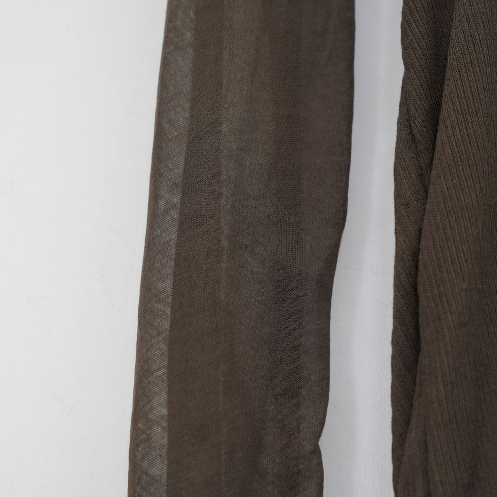 
                  
                    SHEER TWIST BACK TOP-T.MORO-
                  
                