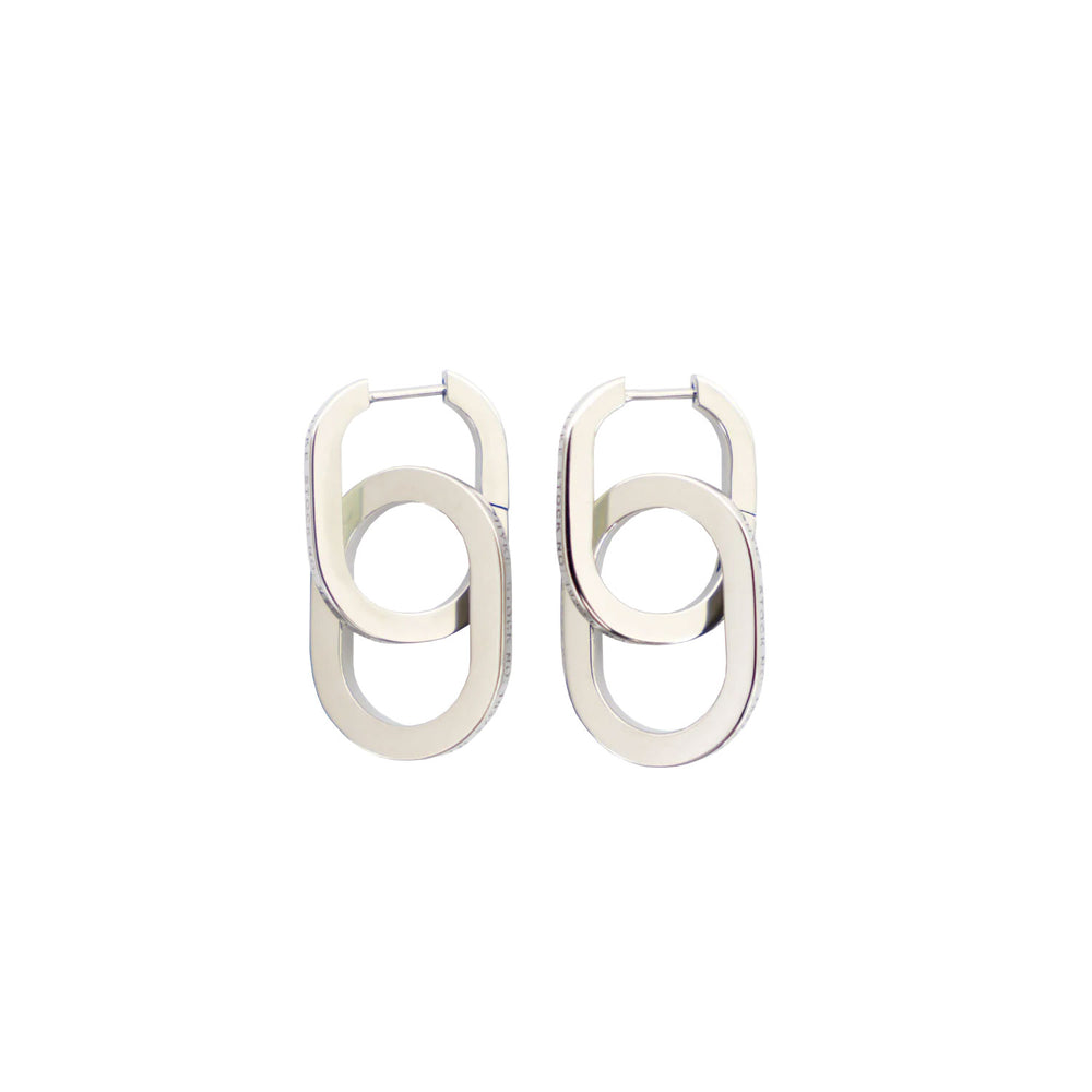 DOUBLE OVAL EARRINGS