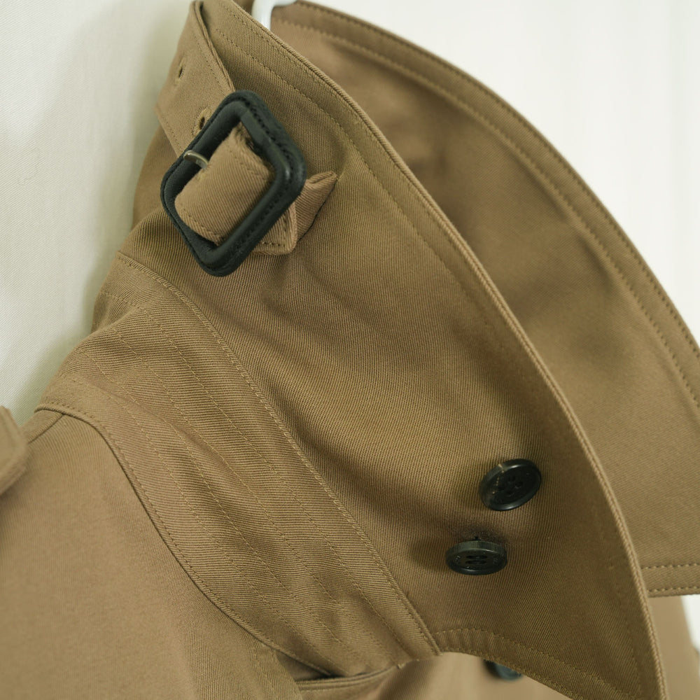 
                  
                    CROPPED TRENCH COAT/BIG FIT-BEIGE-
                  
                