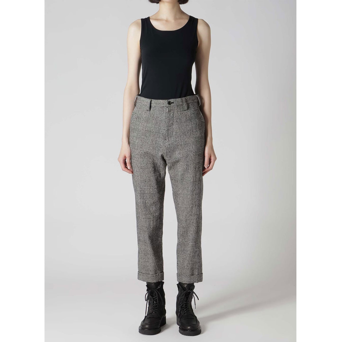 
                  
                    COTTON WOOL GLEN CHECK MACKIN SLIM PANTS
                  
                