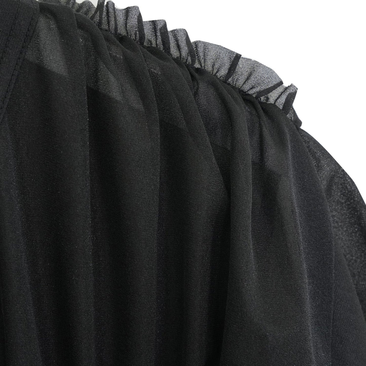 
                  
                    エステルギャザーTOPS-BLACK-
                  
                