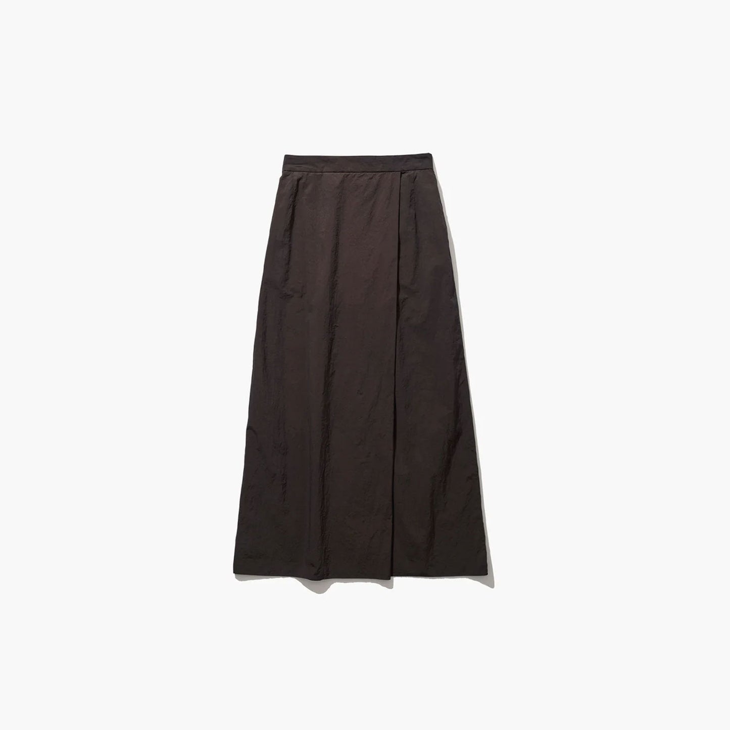 
                  
                    HAND DYED NYLON WRAPPED SKIRT -BROWN-
                  
                