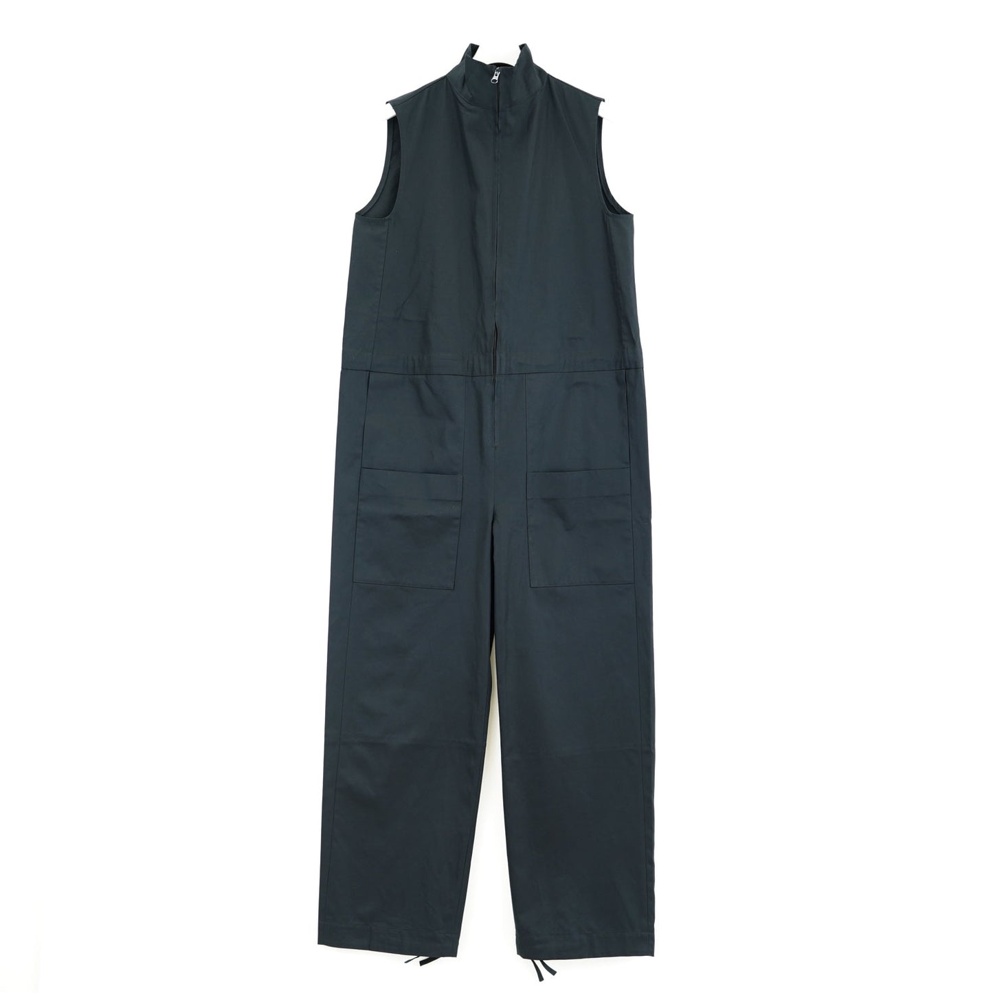 
                  
                    GABARDINE ZIPPER OVERALL-BLACK-
                  
                