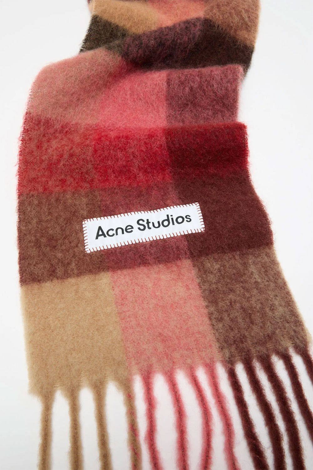 
                  
                    Mohair check scarf
                  
                