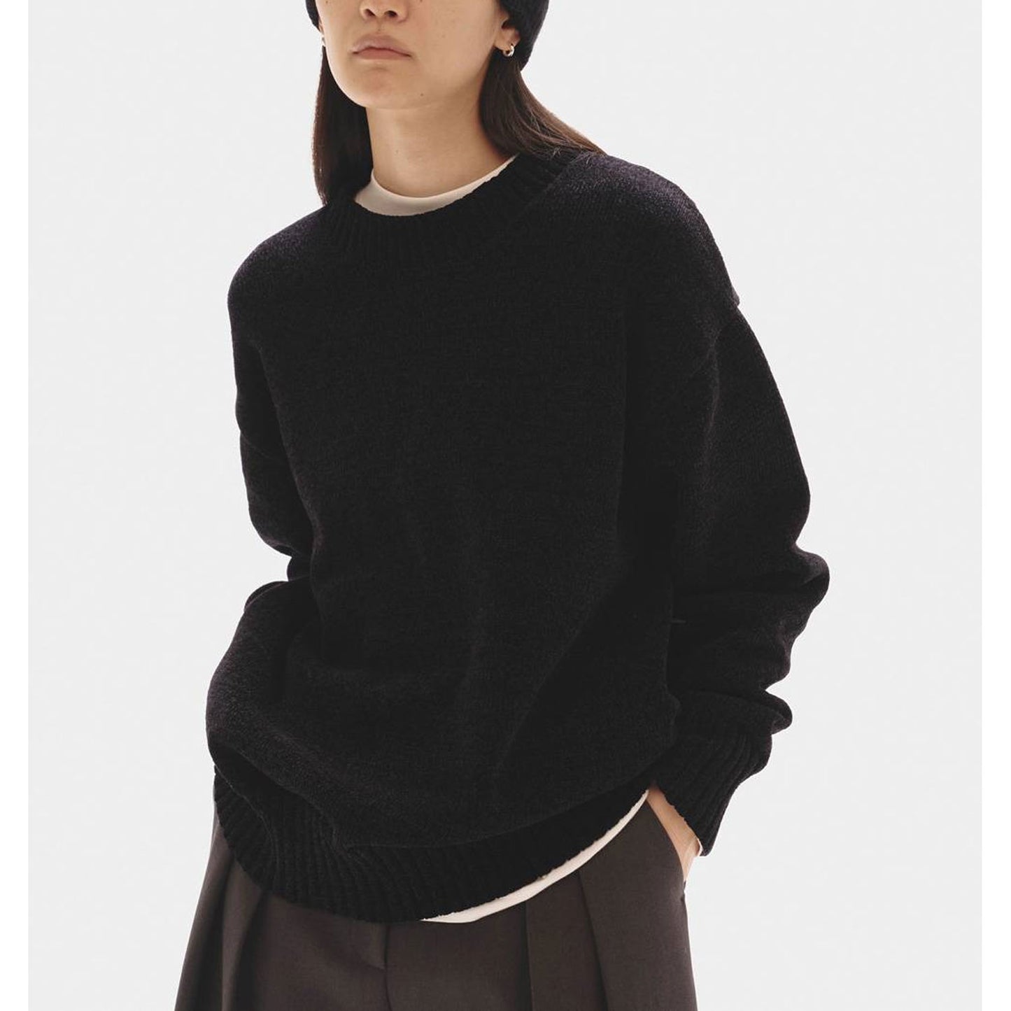 
                  
                    Mallyarn Boyfriend Knit -BLACK-
                  
                