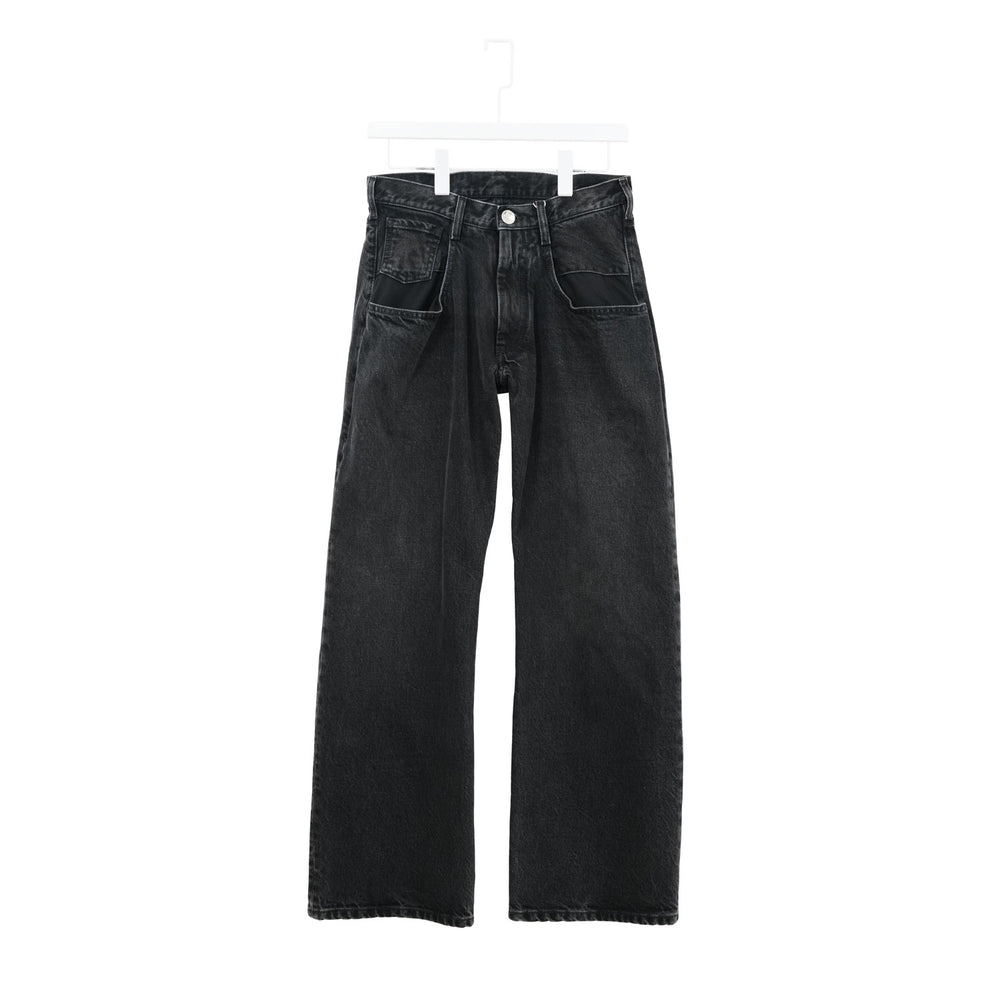 Pocket jeans-BLACK-