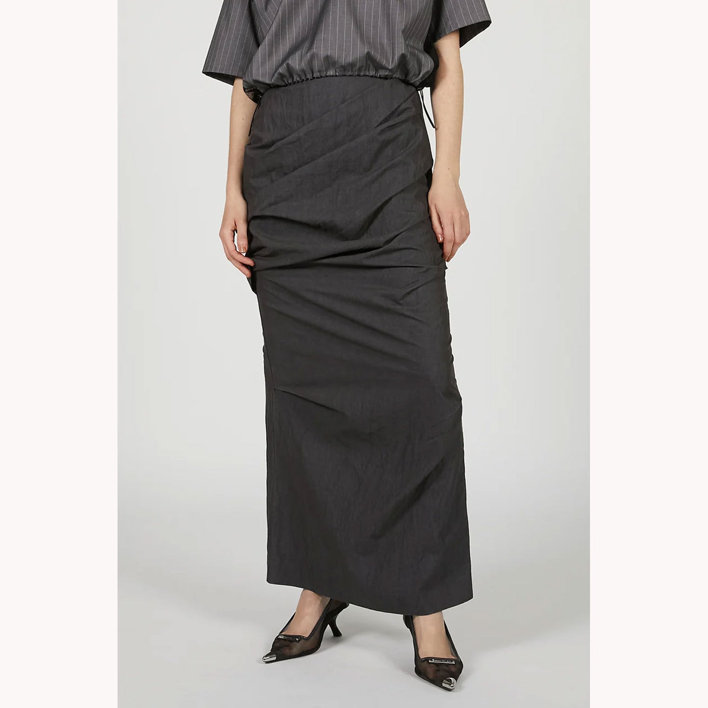 
                  
                    Drape Skirt -GREY-
                  
                