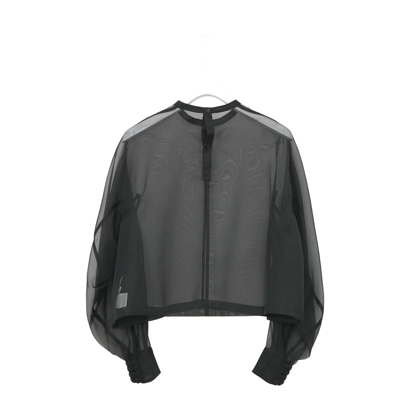 
                  
                    SHEER BLOUSE-BLACK-
                  
                