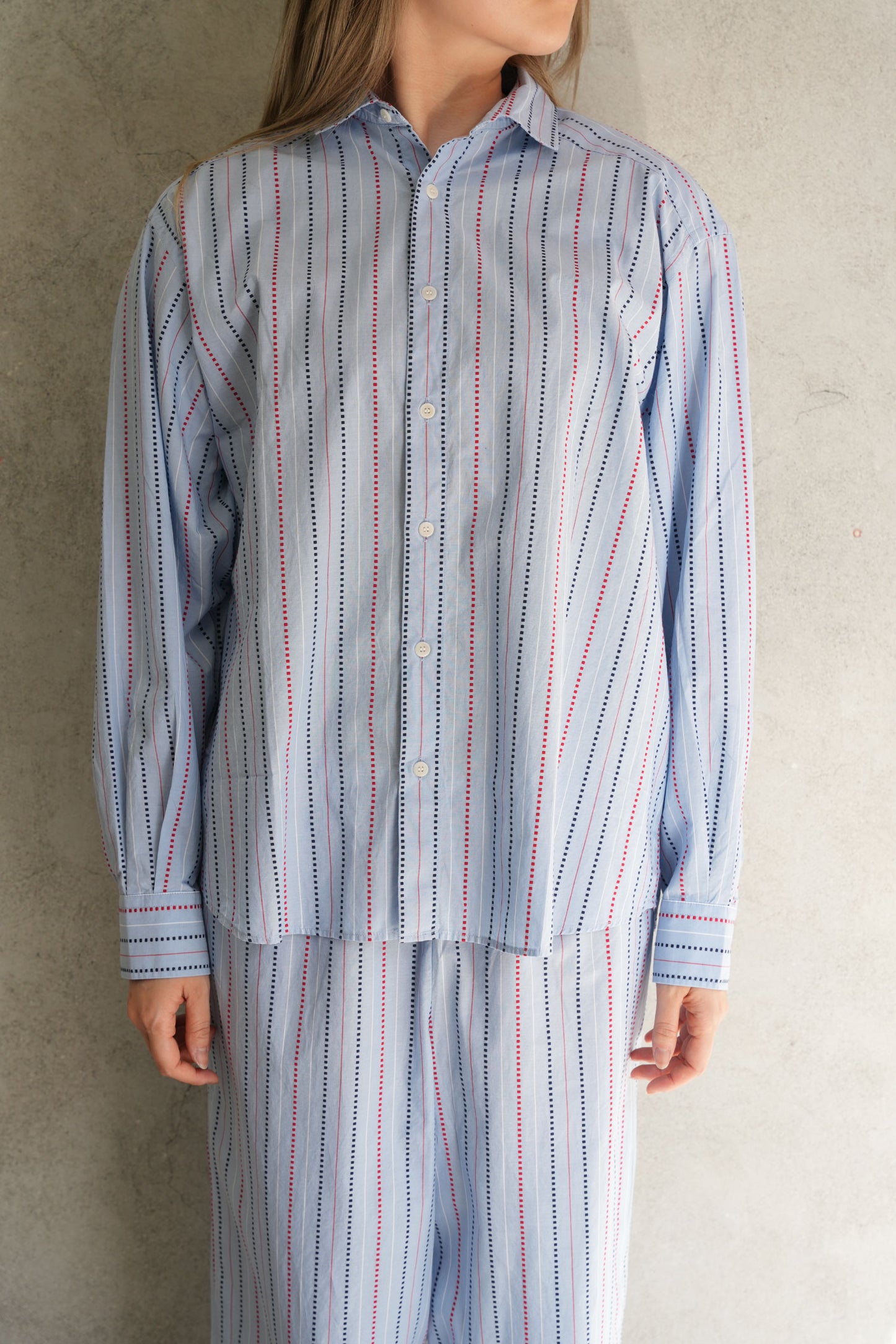 
                  
                    CLAUDE SHIRT-MATRIX STRIPE-
                  
                