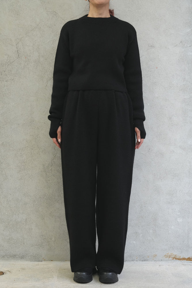 
                  
                    CROPPED SWEATER -BLACK-
                  
                