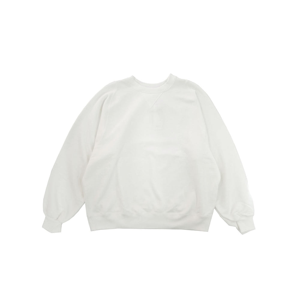 OVERSIZED ARMOR SWEAT -WHITE PRINTED-