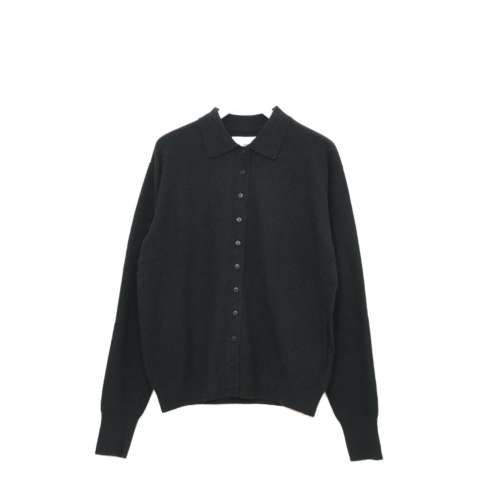 Racocoon Knit Cardigan -BLACK-