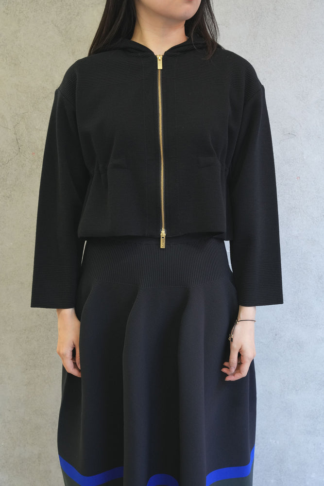 
                  
                    TW MILAN CROPPED HOODIE JACKET-BLACK-
                  
                