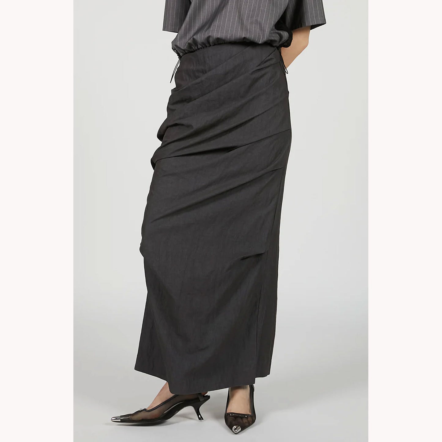 
                  
                    Drape Skirt -GREY-
                  
                