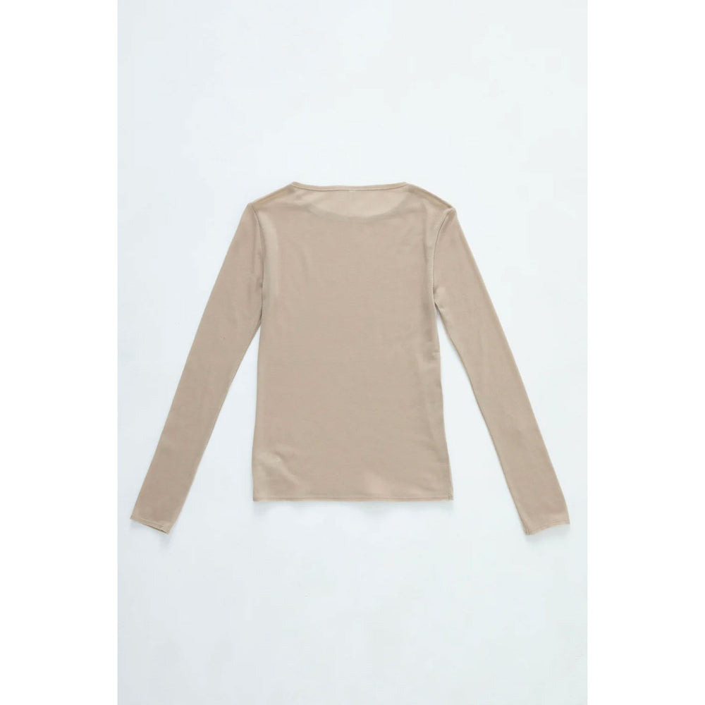 
                  
                    Cut-off long sleeve top -BLACK-
                  
                