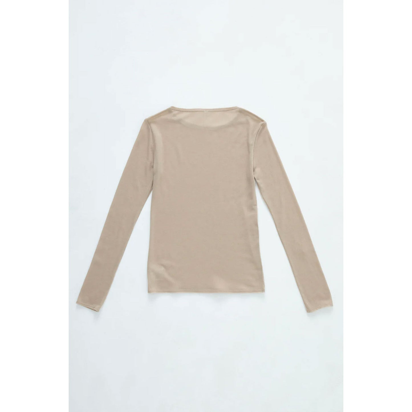 
                  
                    Cut-off long sleeve top -BLACK-
                  
                